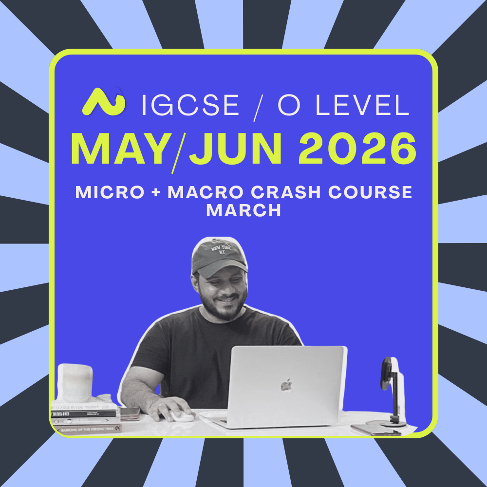 IGCSE/O LEVEL ECONOMICS - MICRO + MACRO CRASH COURSE - MARCH