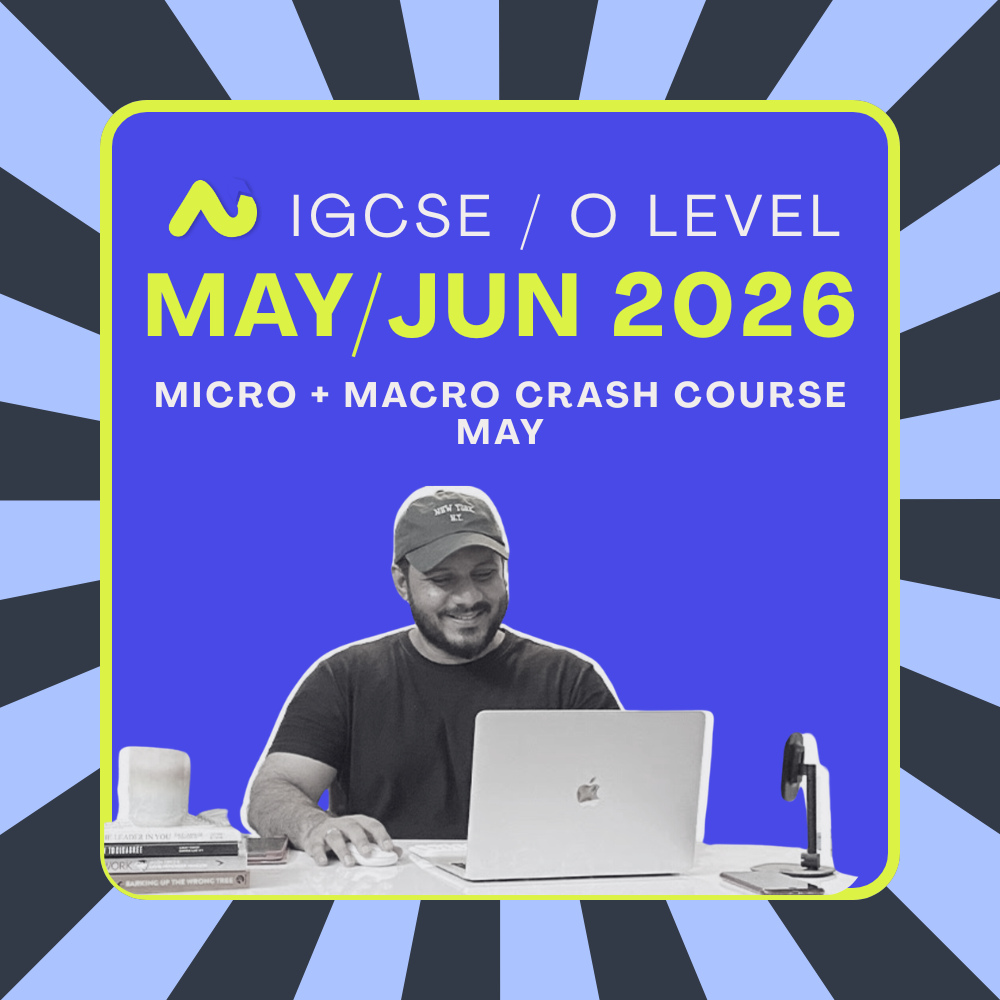 IGCSE/O LEVEL ECONOMICS - MICRO + MACRO CRASH COURSE - MAY